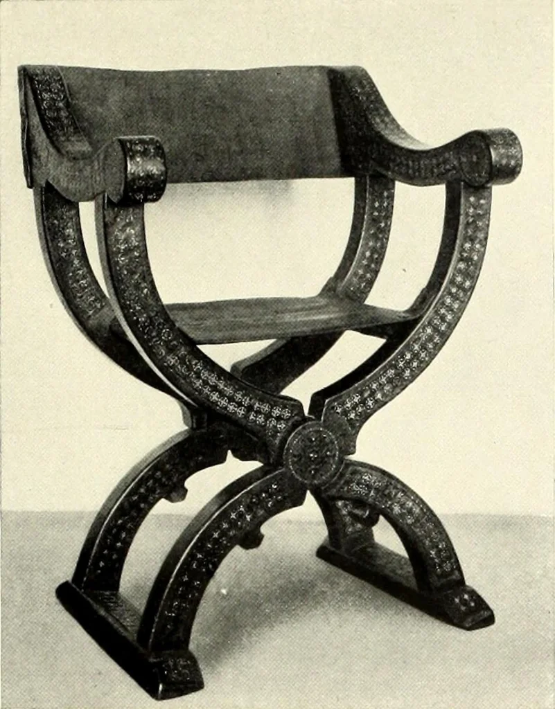 An illustration from Furniture and interior decoration of the Italian renaissance, 1921, leaf 215