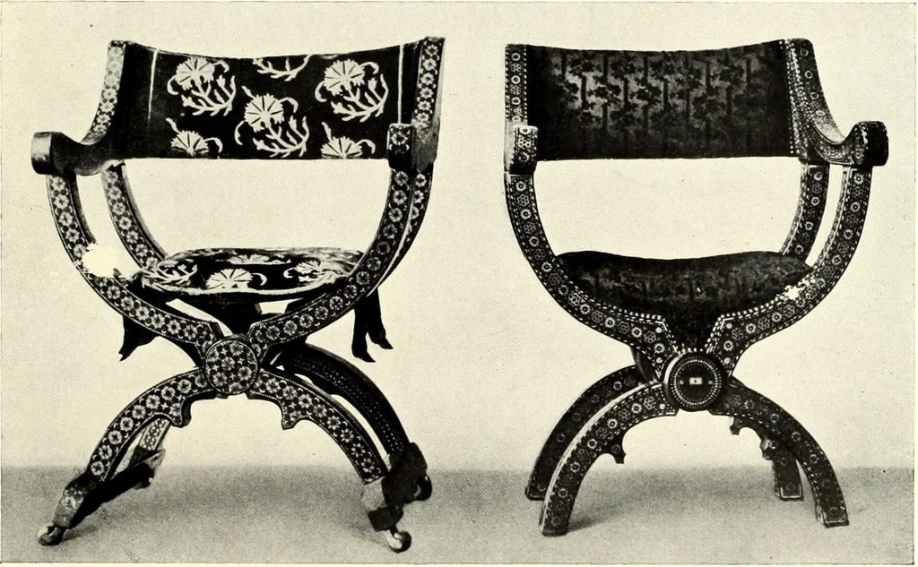An illustration from Furniture and interior decoration of the Italian renaissance, 1921, leaf 215