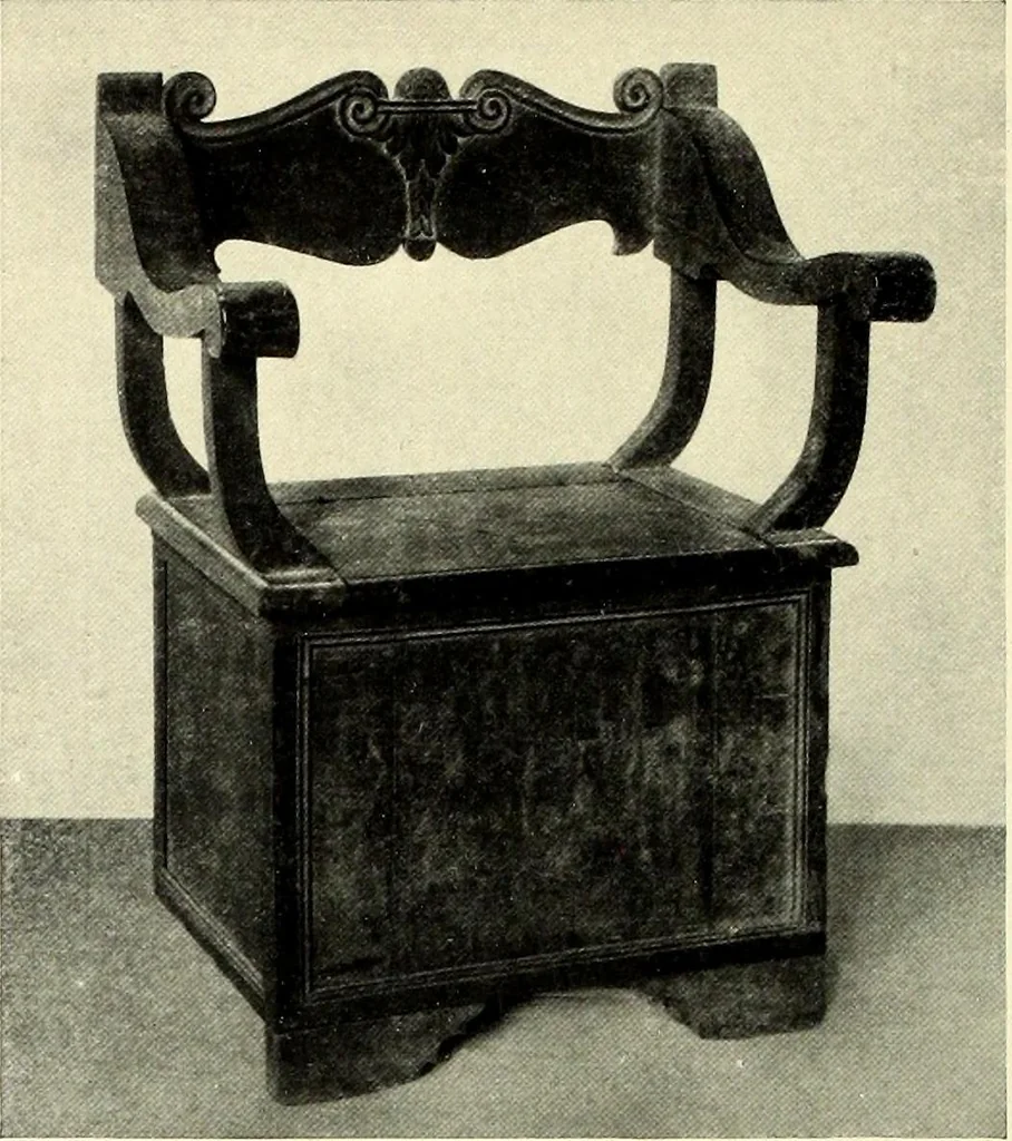 An illustration from Furniture and interior decoration of the Italian renaissance, 1921, leaf 216