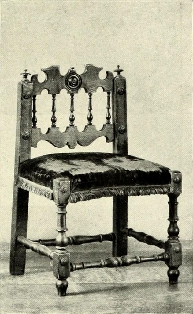 An illustration from Furniture and interior decoration of the Italian renaissance, 1921, leaf 217