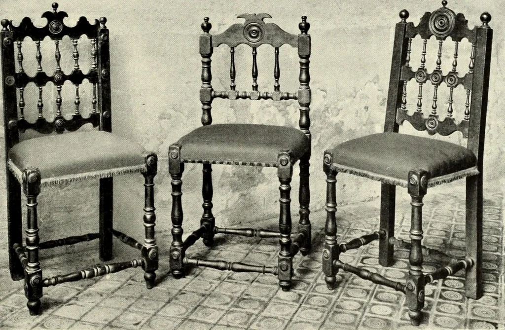 An illustration from Furniture and interior decoration of the Italian renaissance, 1921, leaf 217