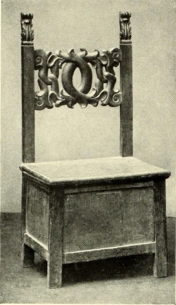 An illustration from Furniture and interior decoration of the Italian renaissance, 1921, leaf 218