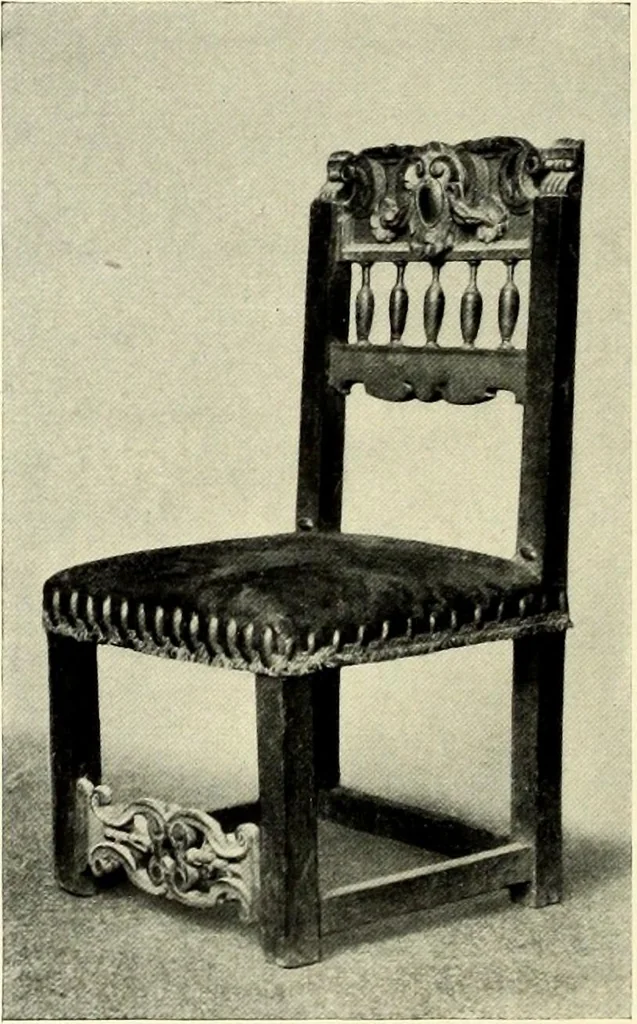 An illustration from Furniture and interior decoration of the Italian renaissance, 1921, leaf 218