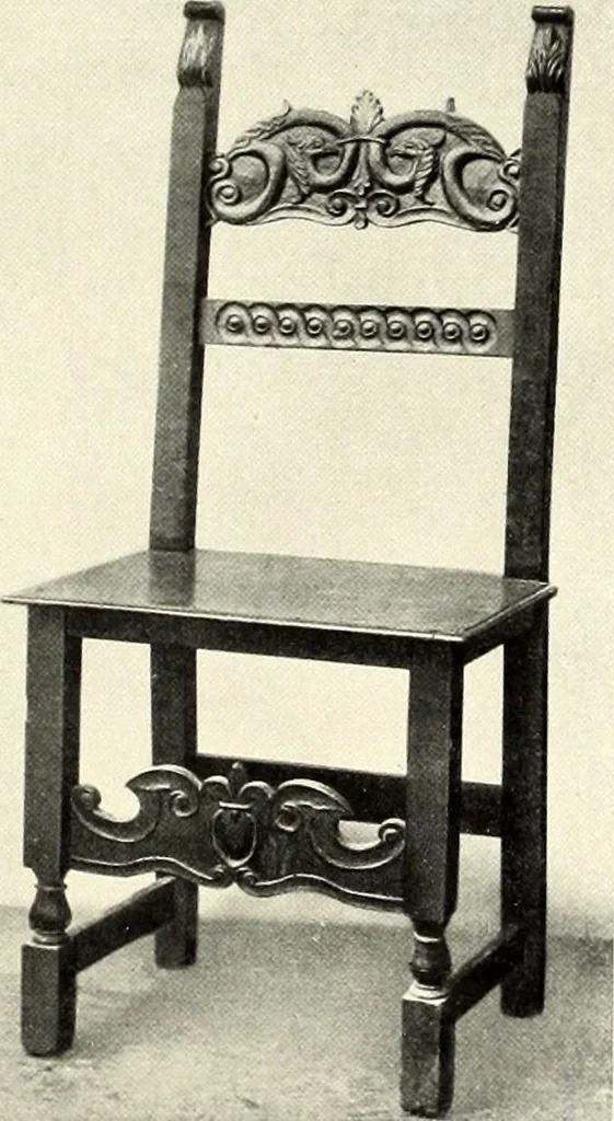 An illustration from Furniture and interior decoration of the Italian renaissance, 1921, leaf 219
