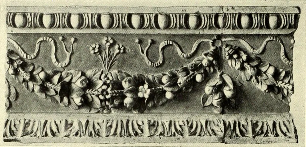 An illustration from Furniture and interior decoration of the Italian renaissance, 1921, leaf 22