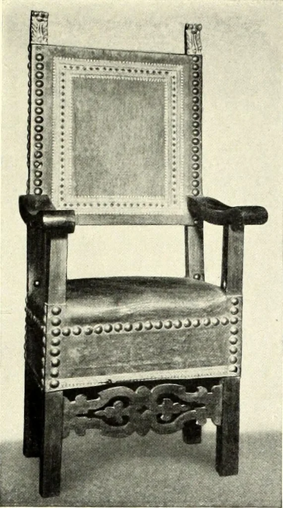 An illustration from Furniture and interior decoration of the Italian renaissance, 1921, leaf 221