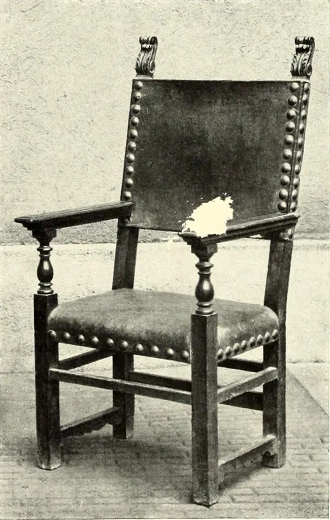 An illustration from Furniture and interior decoration of the Italian renaissance, 1921, leaf 221