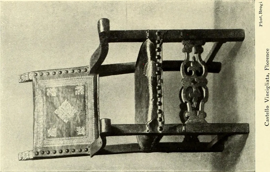An illustration from Furniture and interior decoration of the Italian renaissance, 1921, leaf 224