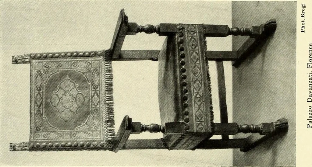 An illustration from Furniture and interior decoration of the Italian renaissance, 1921, leaf 224