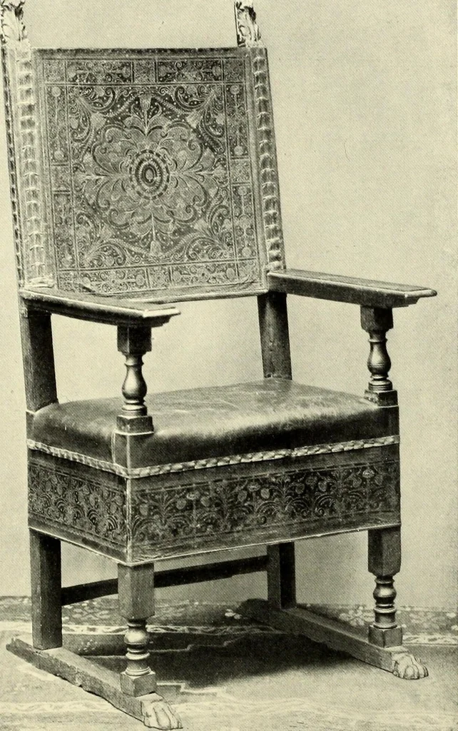 An illustration from Furniture and interior decoration of the Italian renaissance, 1921, leaf 226