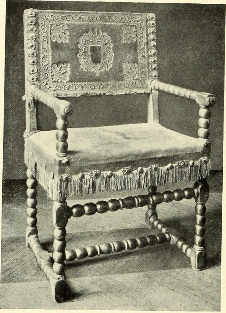 An illustration from Furniture and interior decoration of the Italian renaissance, 1921, leaf 228