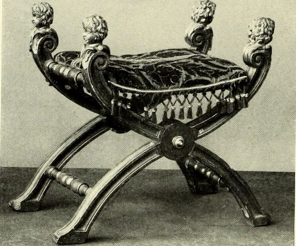 An illustration from Furniture and interior decoration of the Italian renaissance, 1921, leaf 228