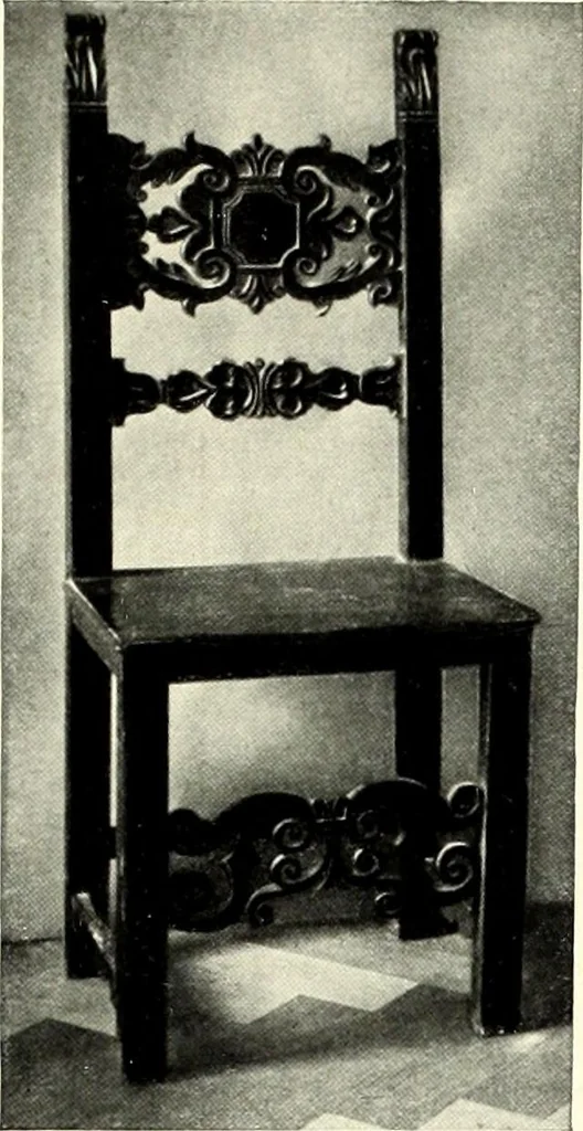 An illustration from Furniture and interior decoration of the Italian renaissance, 1921, leaf 229