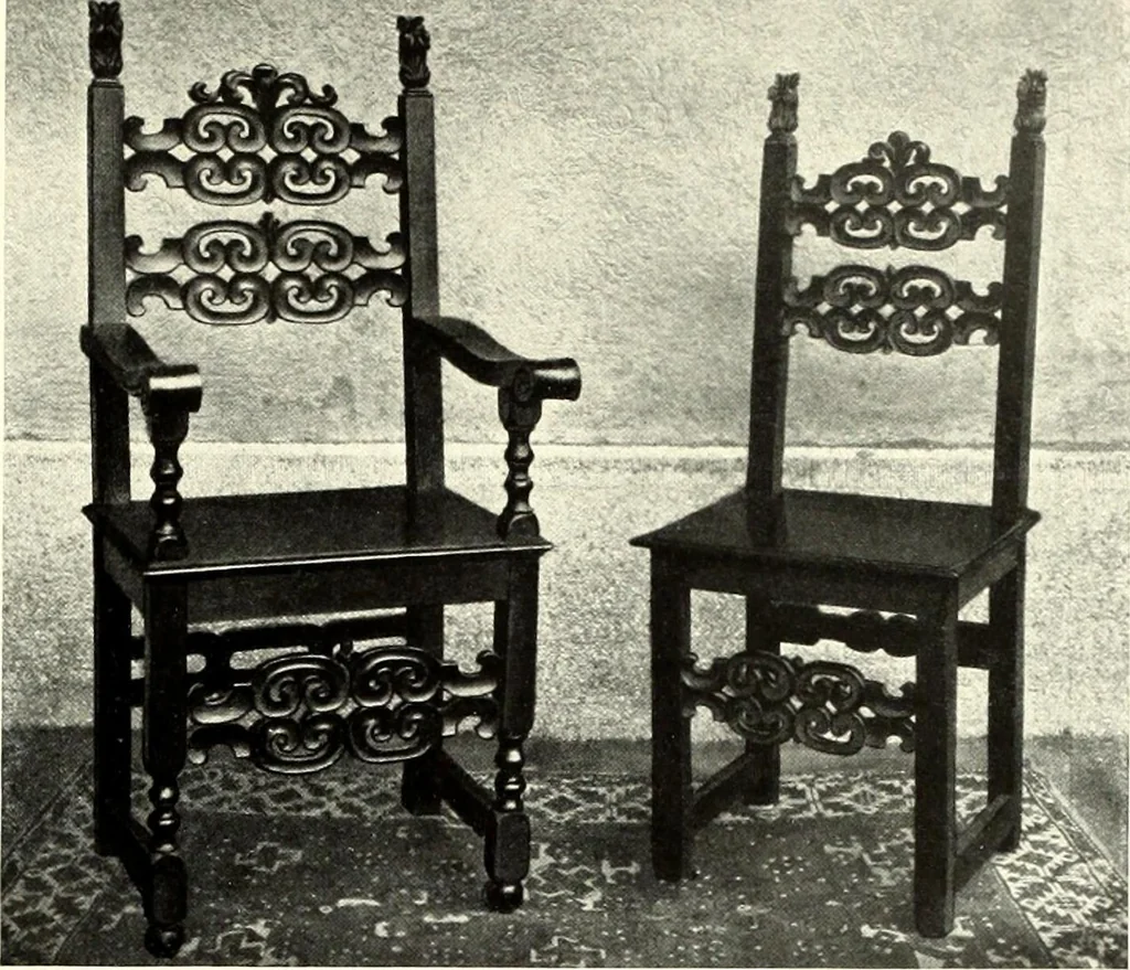 An illustration from Furniture and interior decoration of the Italian renaissance, 1921, leaf 229