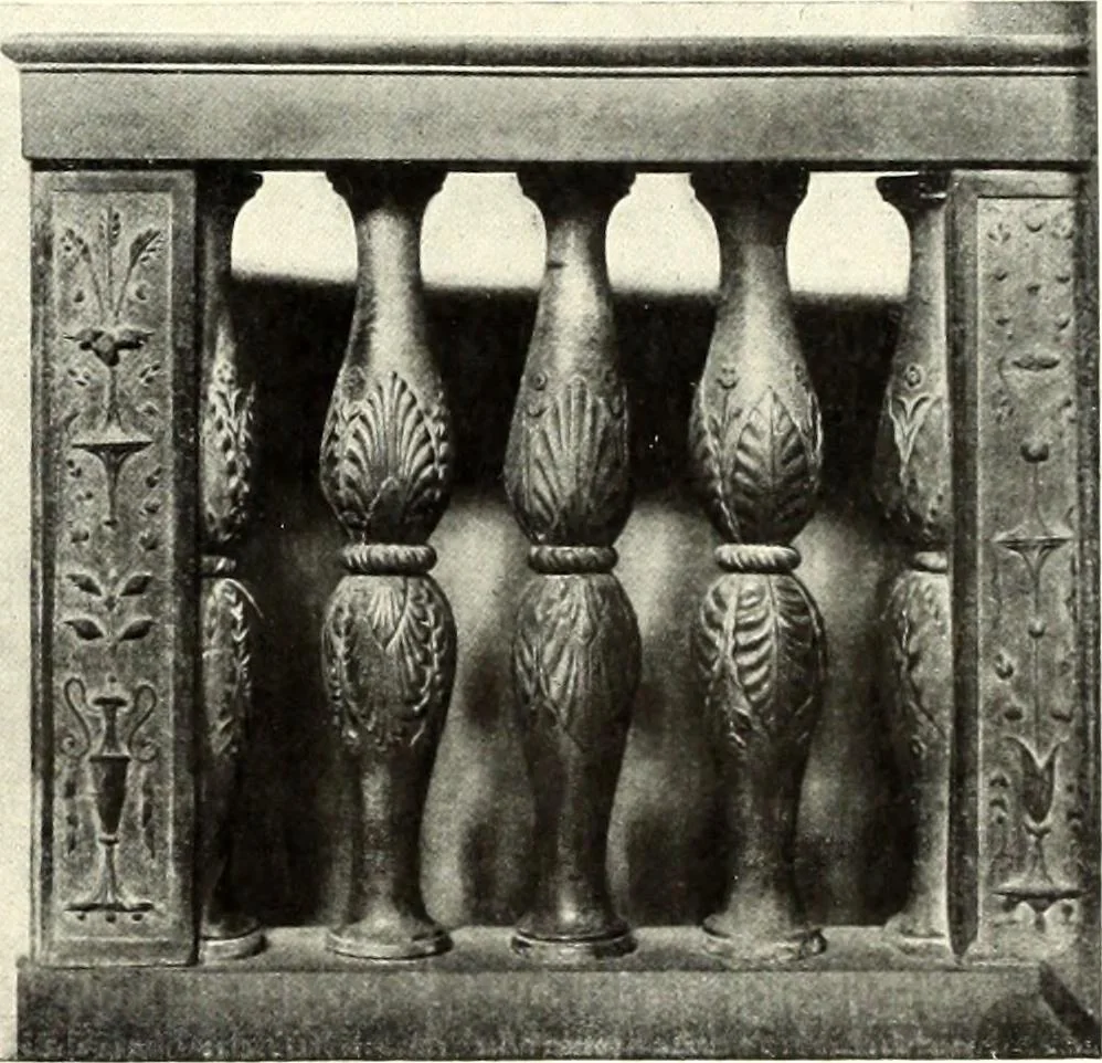 An illustration from Furniture and interior decoration of the Italian renaissance, 1921, leaf 23