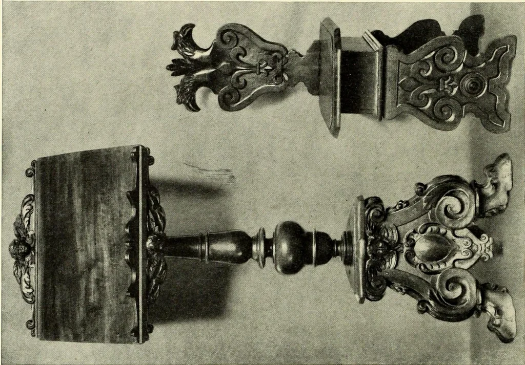 An illustration from Furniture and interior decoration of the Italian renaissance, 1921, leaf 232