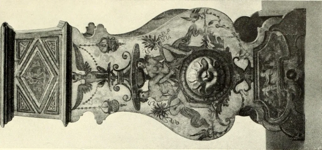 An illustration from Furniture and interior decoration of the Italian renaissance, 1921, leaf 233
