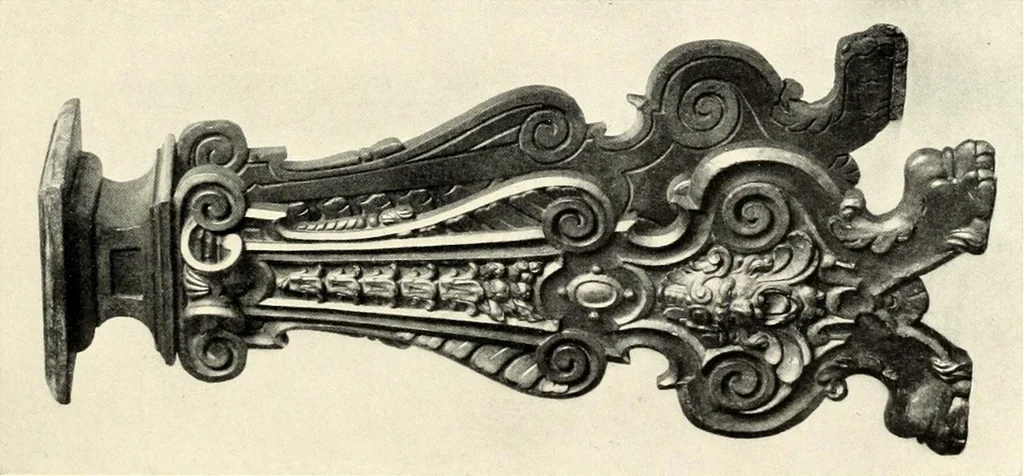 An illustration from Furniture and interior decoration of the Italian renaissance, 1921, leaf 233