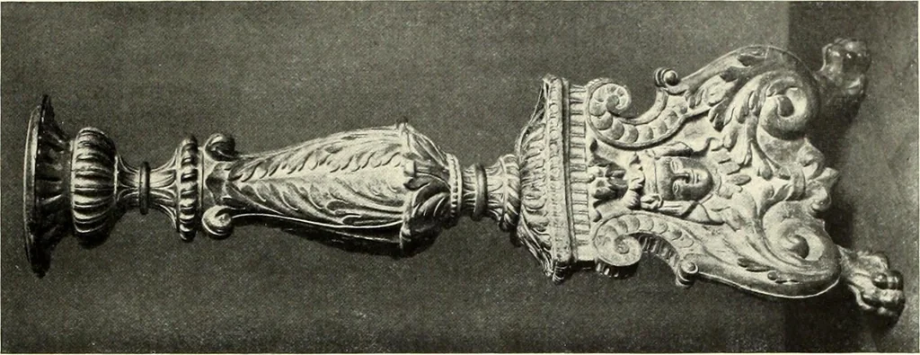 An illustration from Furniture and interior decoration of the Italian renaissance, 1921, leaf 235