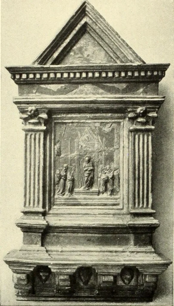 An illustration from Furniture and interior decoration of the Italian renaissance, 1921, leaf 242