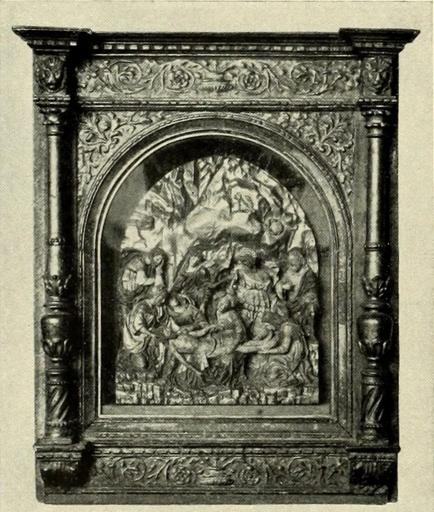 An illustration from Furniture and interior decoration of the Italian renaissance, 1921, leaf 242
