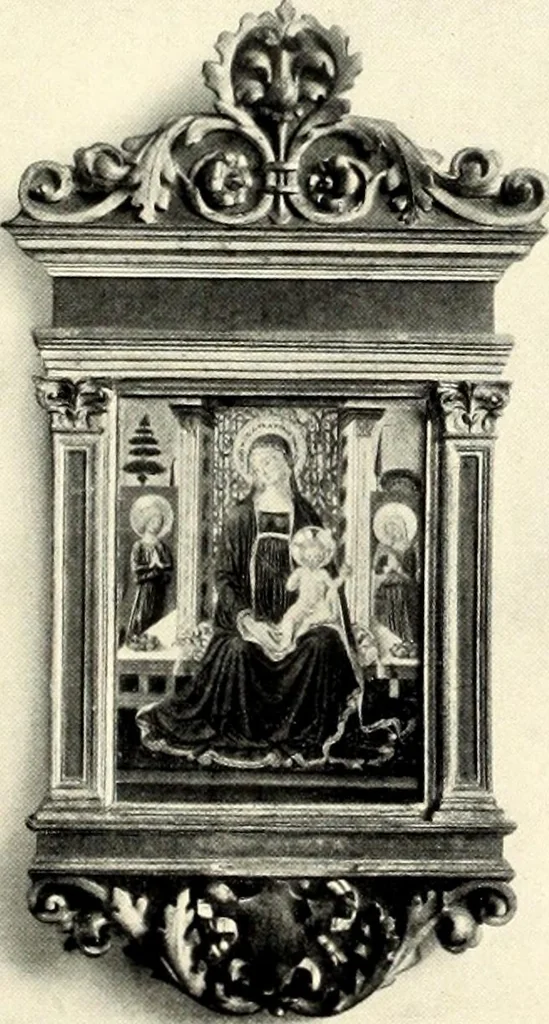 An illustration from Furniture and interior decoration of the Italian renaissance, 1921, leaf 243
