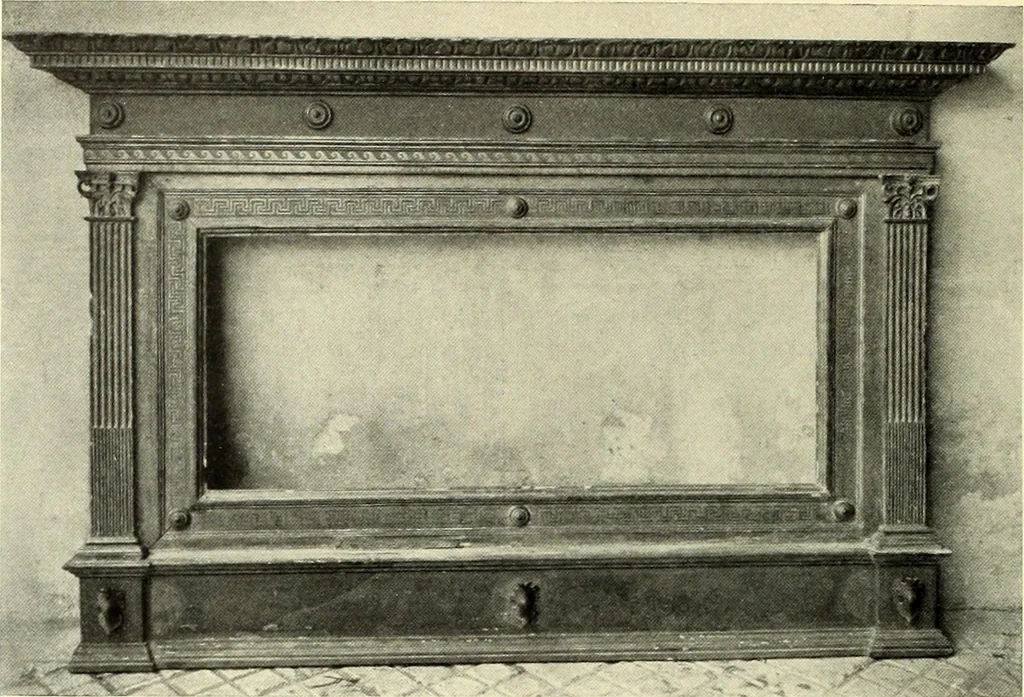 An illustration from Furniture and interior decoration of the Italian renaissance, 1921, leaf 248