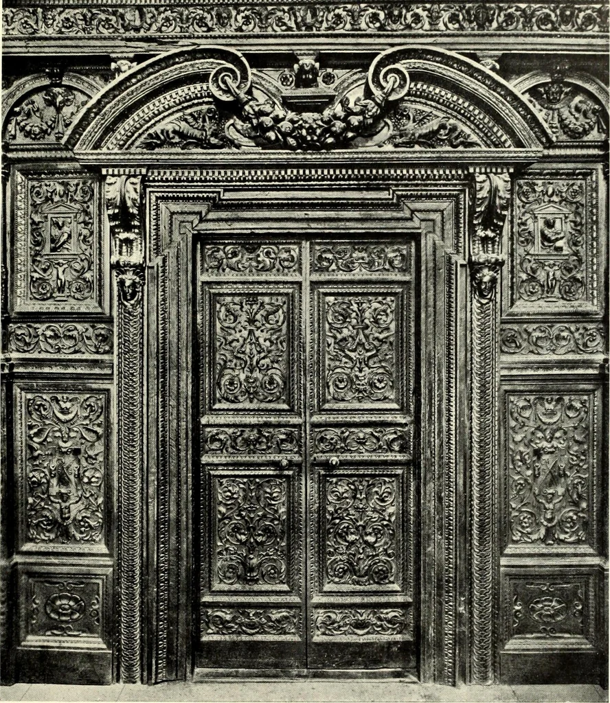 An illustration from Furniture and interior decoration of the Italian renaissance, 1921, leaf 255
