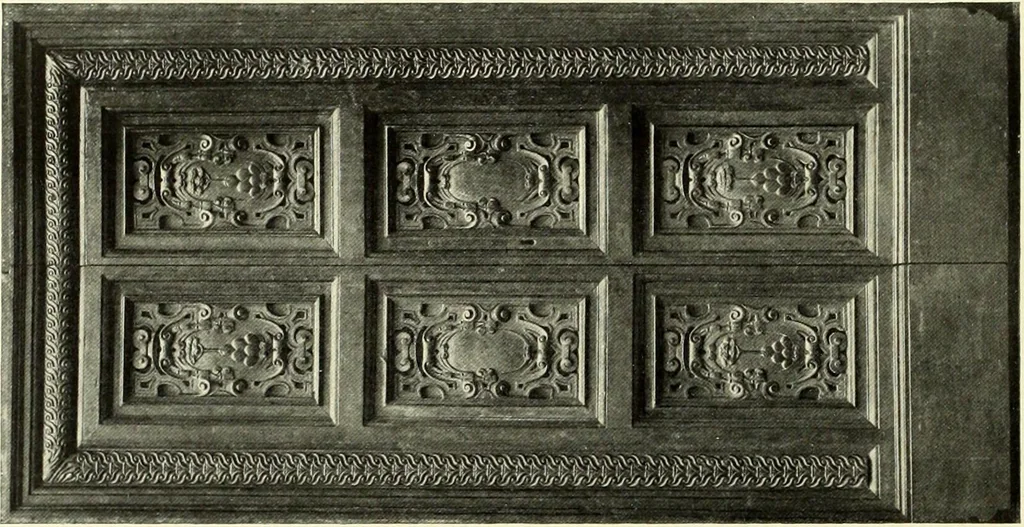 An illustration from Furniture and interior decoration of the Italian renaissance, 1921, leaf 256