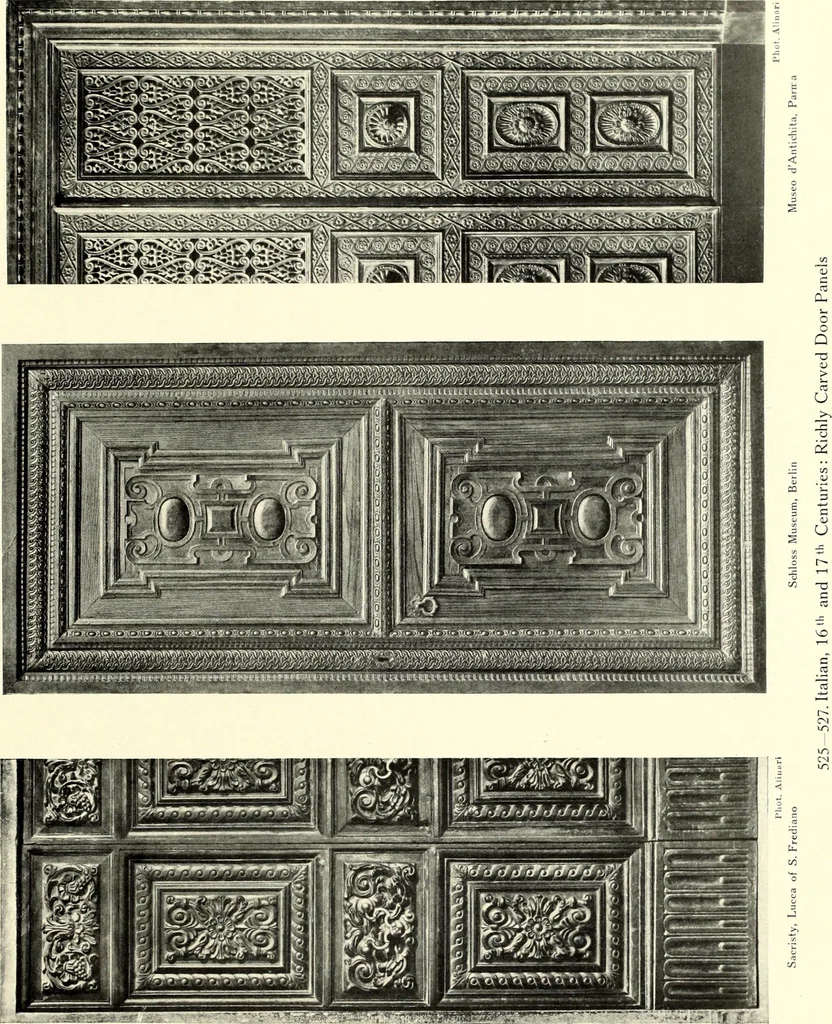 An illustration from Furniture and interior decoration of the Italian renaissance, 1921, leaf 257