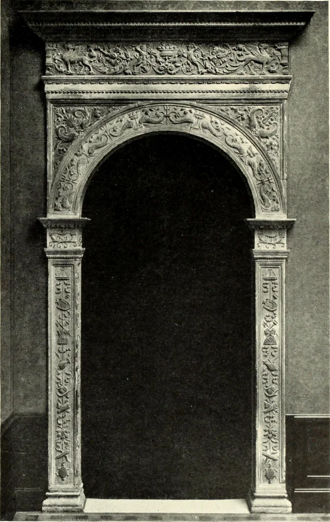 An illustration from Furniture and interior decoration of the Italian renaissance, 1921, leaf 259