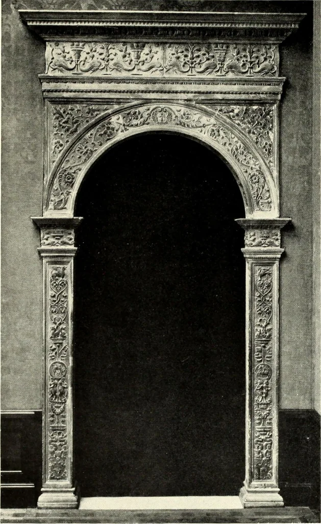 An illustration from Furniture and interior decoration of the Italian renaissance, 1921, leaf 259