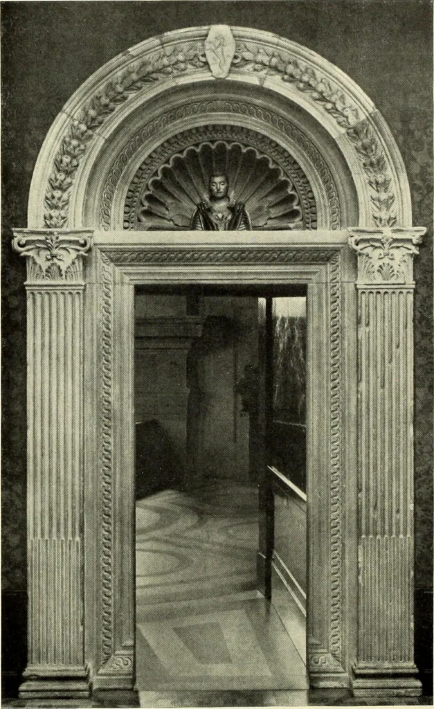 An illustration from Furniture and interior decoration of the Italian renaissance, 1921, leaf 260