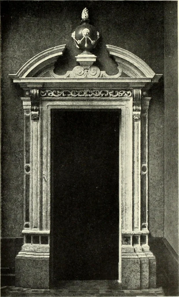 An illustration from Furniture and interior decoration of the Italian renaissance, 1921, leaf 261
