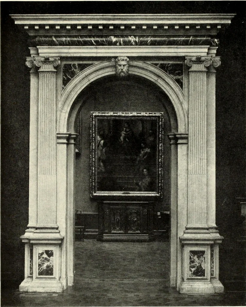 An illustration from Furniture and interior decoration of the Italian renaissance, 1921, leaf 261