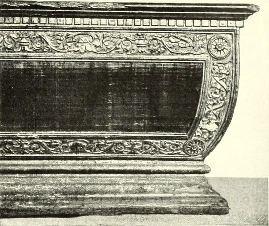 An illustration from Furniture and interior decoration of the Italian renaissance, 1921, leaf 29