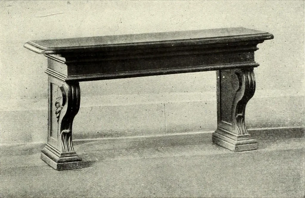 An illustration from Furniture and interior decoration of the Italian renaissance, 1921, leaf 31