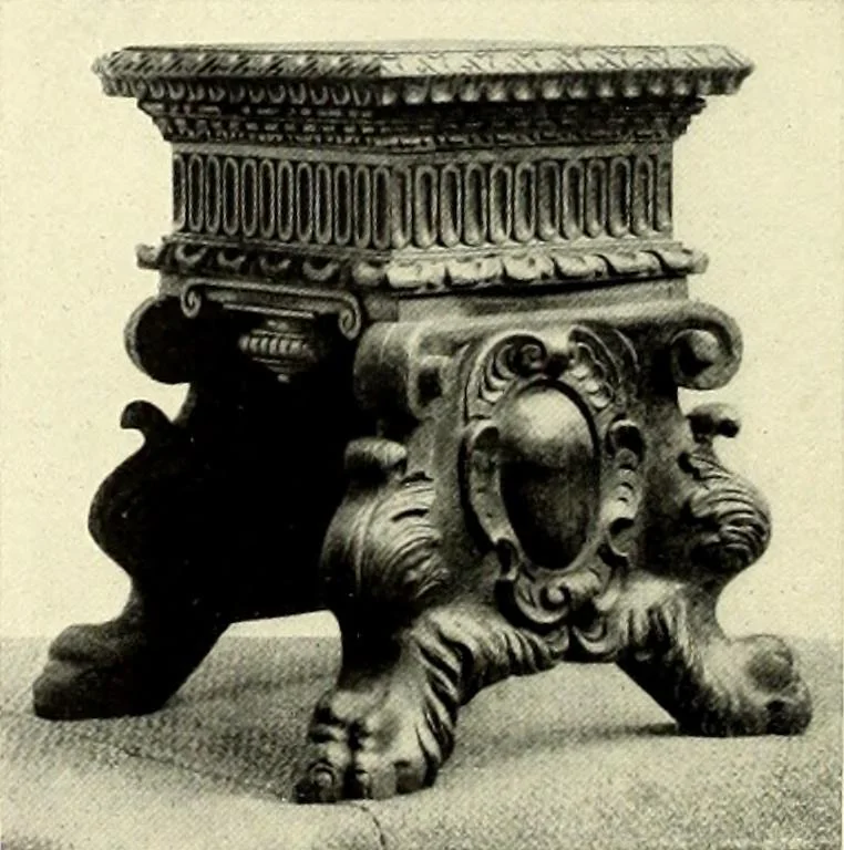 An illustration from Furniture and interior decoration of the Italian renaissance, 1921, leaf 34