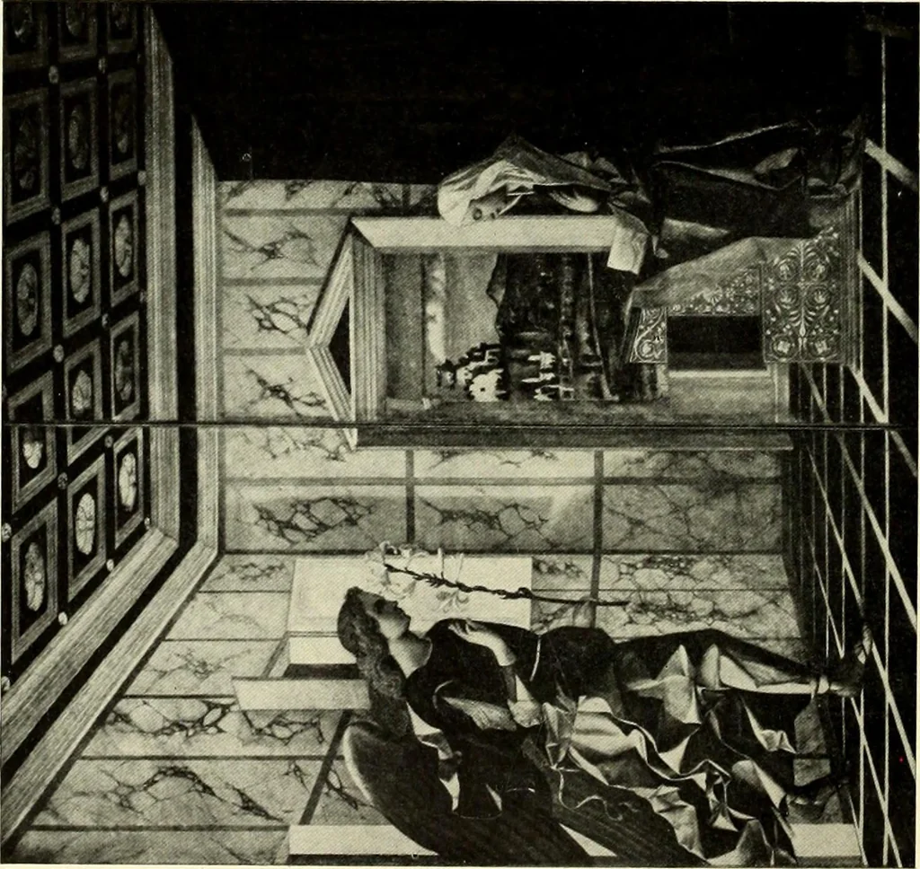 An illustration from Furniture and interior decoration of the Italian renaissance, 1921, leaf 44