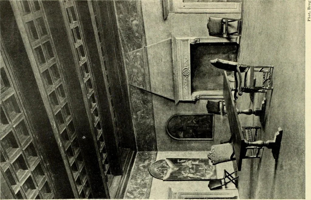 An illustration from Furniture and interior decoration of the Italian renaissance, 1921, leaf 54