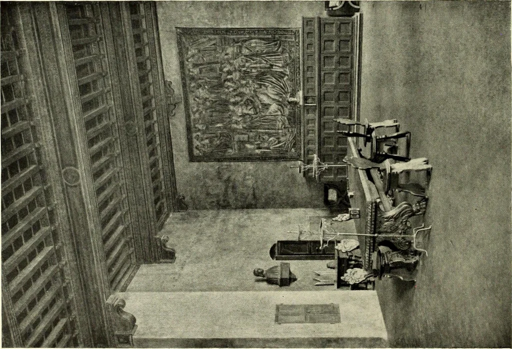 An illustration from Furniture and interior decoration of the Italian renaissance, 1921, leaf 54