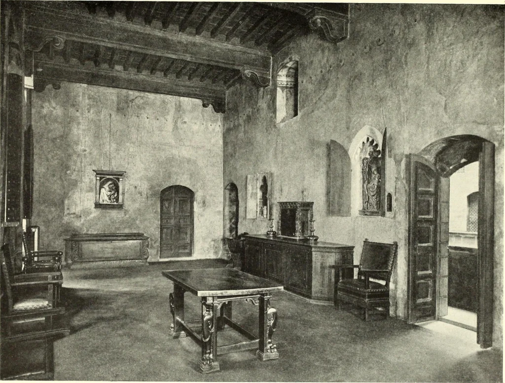 An illustration from Furniture and interior decoration of the Italian renaissance, 1921, leaf 55