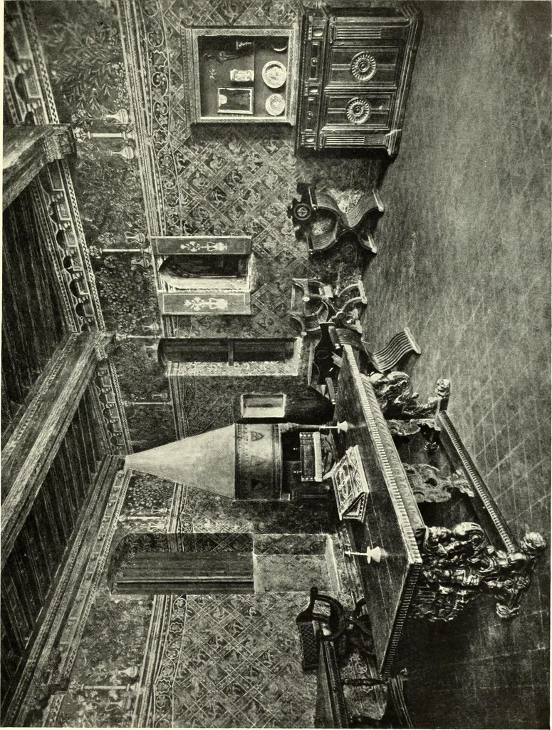 An illustration from Furniture and interior decoration of the Italian renaissance, 1921, leaf 61
