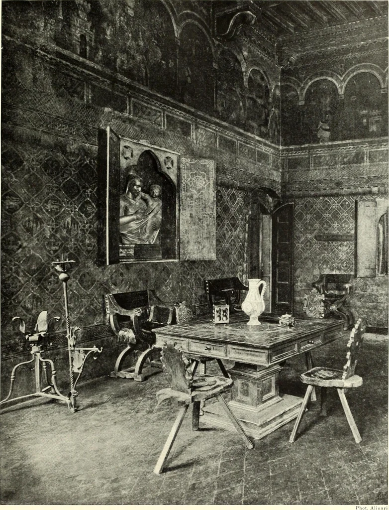 An illustration from Furniture and interior decoration of the Italian renaissance, 1921, leaf 63