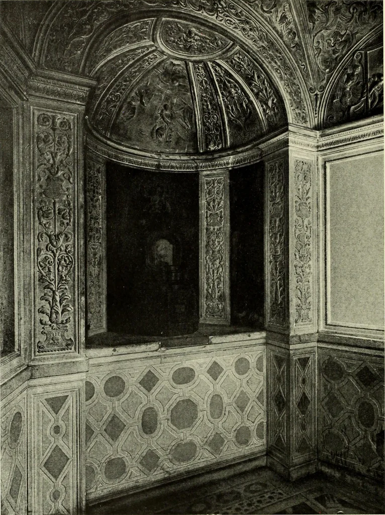 An illustration from Furniture and interior decoration of the Italian renaissance, 1921, leaf 66