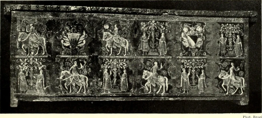 An illustration from Furniture and interior decoration of the Italian renaissance, 1921, leaf 75