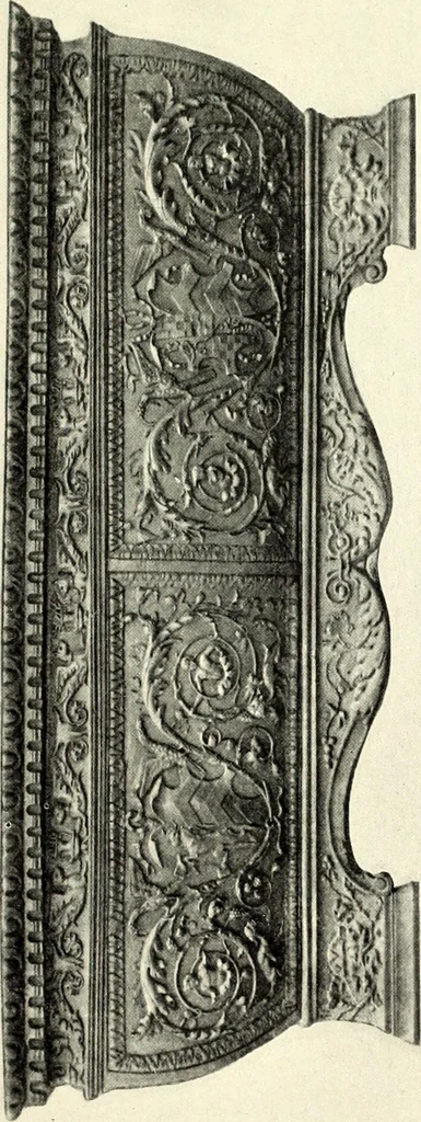 An illustration from Furniture and interior decoration of the Italian renaissance, 1921, leaf 79