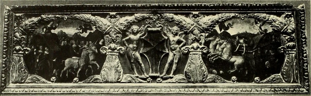 An illustration from Furniture and interior decoration of the Italian renaissance, 1921, leaf 80