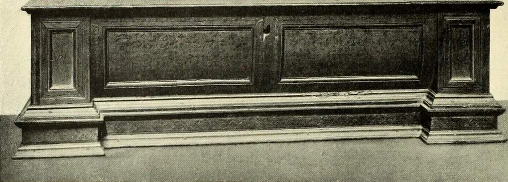 An illustration from Furniture and interior decoration of the Italian renaissance, 1921, leaf 84