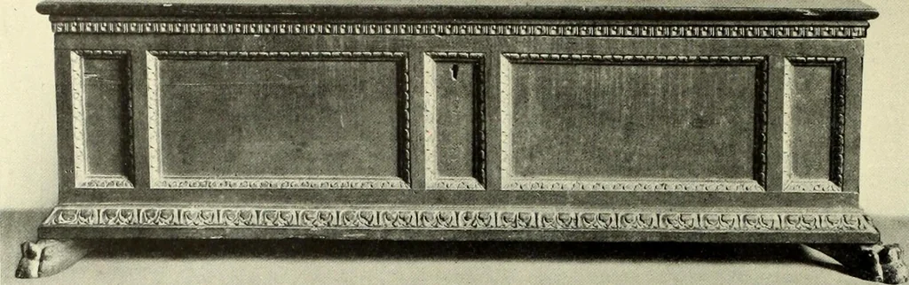 An illustration from Furniture and interior decoration of the Italian renaissance, 1921, leaf 88